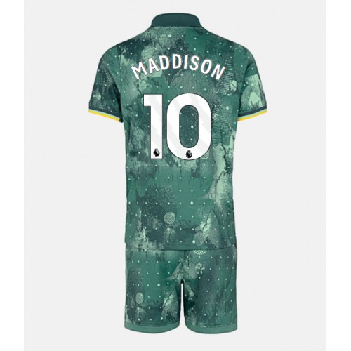 Fotbalové Dres Tottenham Hotspur James Maddison #10 Dětské Alternativní 2024-25 Krátký Rukáv (+ trenýrky)